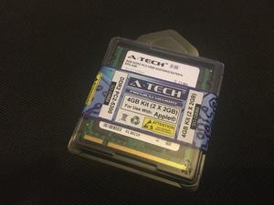 Memorias RAM 4 Gb 2x2Gb DDR MHz Notebook Netbook Apple