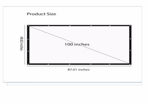 PANTALLA PARA PROYECTOR 100"