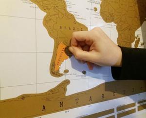 SCRATCH MAP MAPA PARA RASPAR MARCA LOS PAISES QUE VISITASTE