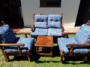 Sillones de algarrobo