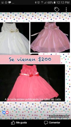 Vestidos para bebas...