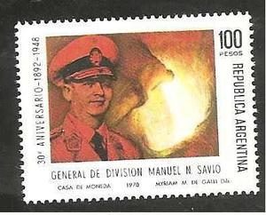 Argentina ) Homenaje Al General Savio