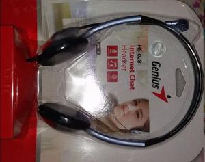 Auricular Headset Vincha Genius Hs 02b Con Microfono
