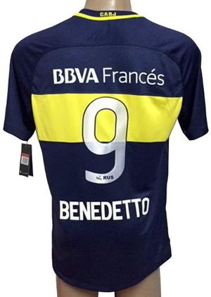 Camiseta Boca Juniors Match Benedetto # 9 Oficial 