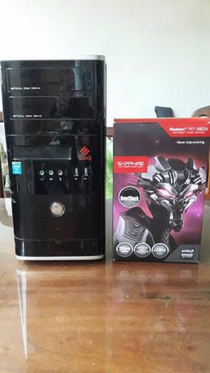 Pc Amd Athlon ii x4 8gb ram Sapphire rx + Juegos y