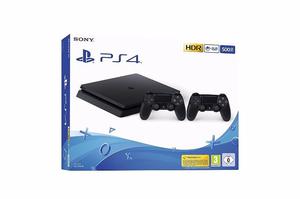 Play station 4 nueva, en caja cerrada, dos joisticks 500gb