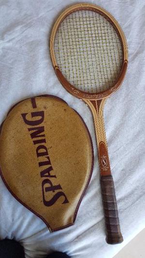 Raqueta de tenis Spalding madera