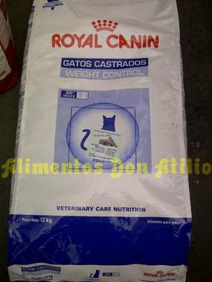 Royal Canin Castrados Weight Control 12kg Envio Gratis Caba