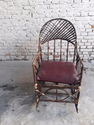 vendo sillon de caña mecedor