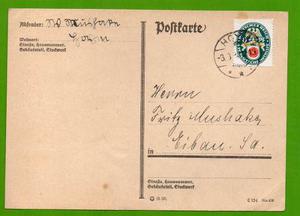 Alemania  Interesante Postkarte Desde Hoym - 496