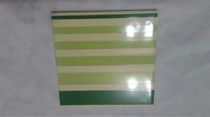 Azulejos con bandas verdes 15x15