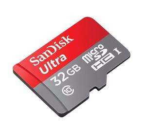 Sandisk Ultra Micro Sdhc 80mb/s 32gb -clase 10 + Adaptador