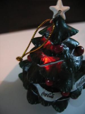 Coca Cola Arbolitos Navidad Para Colgar Con Pilas $110 C/uno