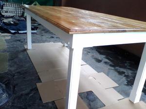 Mesa de madera para comedor o quincho