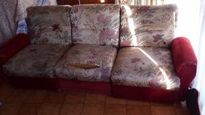 Sillón de tres cuerpos usados