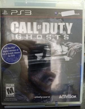 Call of Duty Ghost PS3 Original Fisico Sellado