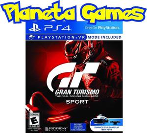 Gran Turismo Sport Playstation Ps4 Fisicos Caja Cerrada