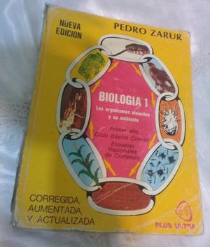 LIBRO BIOLOGIA 1 PEDRO ZARUR -EDICION 