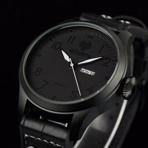 Reloj Infantry Infiltrator Malla Cuero Estuche Orginal Fecha