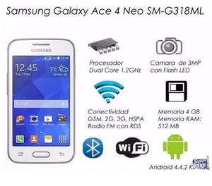 Samsung Galaxy Ace 4 Neo Blanco Liberado Impecable $1.8