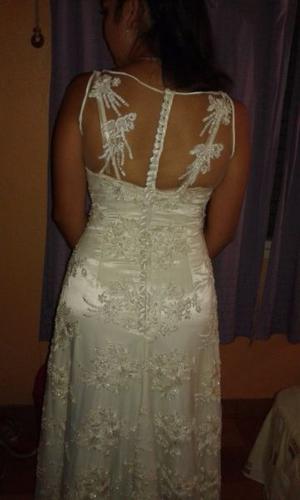 VESTIDO DE NOVIA...IMPECABLE !! TELA IMPORTADA...UN SOLO USO