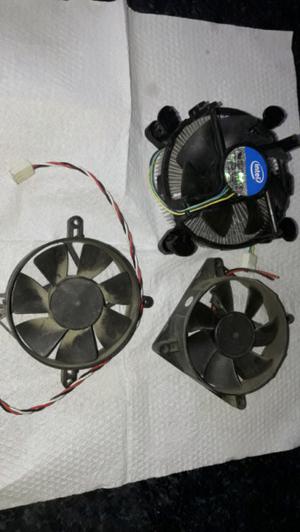 Vendo 3 ventiladores de cpu