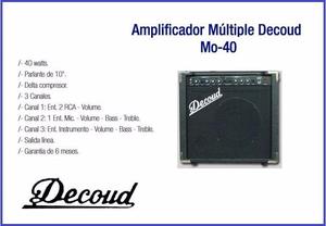 amplificador multiuso decoud mo40