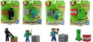 Minecraft Figura Articulada Con Accesorios Surtidos Enderma