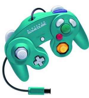 Nintendo Gamecube Controlador Dedicado Azul Esmeralda
