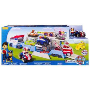 Paw Patrol Camion Gigante Para Guardar Los Vehciulos Con Fig