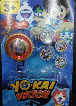 Reloj Yokai Watch Digital,sound Con Proyector + 4 Medallas