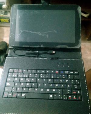 Tablet 9" con teclado y funda