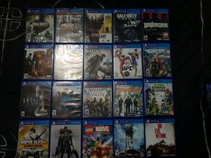 Vendo juegos de ps4