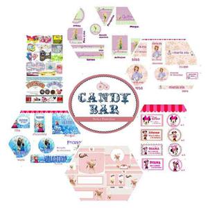 Candy Bar- Mas De 200 Diseños + Programas Envio X Mail!!