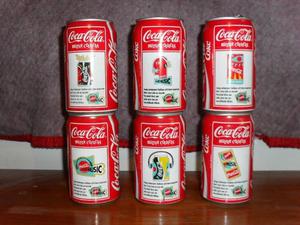 Latas de Coca Cola Vacias de coleccion Importadas