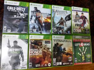 Lote juegos Xbox 360 Originales Usados