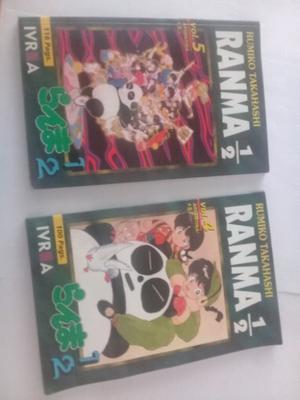Manga Ranma 1/2 Vol 4 y 5