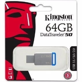 Pendrive Kingston 64 Gb -datatraveler50- Vicente Lopez