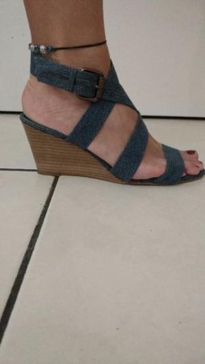 sandalias marca zara argentina talle 39 taco chino