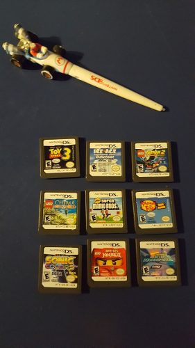Consola Nintendo Ds Con 9 Juegos - Impecable!!!