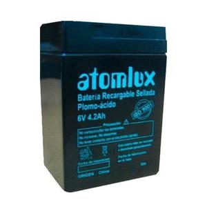 Bateria Recargabe 6v 4.2ah Atomlux Ups Luces De Emergencia