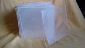 Bolsas plásticas transparentes para Cds con solapa