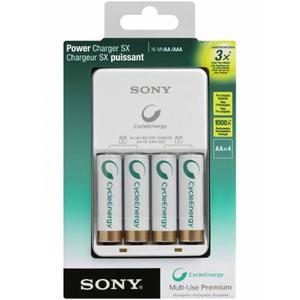 Cargador Sony Bcg34hh4kn Incluye 4 Pilas  Premium Aa