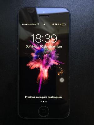 Iphone 5 16 Gb Space Grey + Glass Colocado