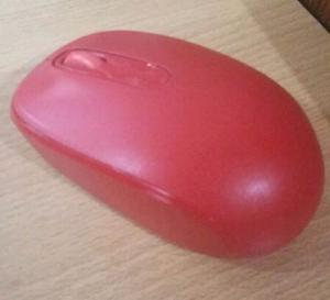 Mouse inalámbrico color rojo