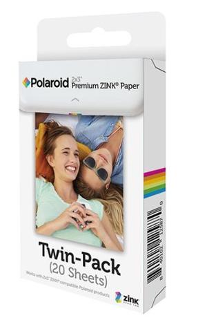 Papel Fotográfico Polaroid Zink 2x3 Media - Pack 20 Hojas