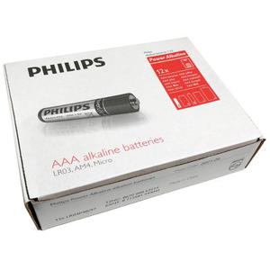 Pilas Alkalinas Aaa Philips Powerlife En Caja X48 Unidades