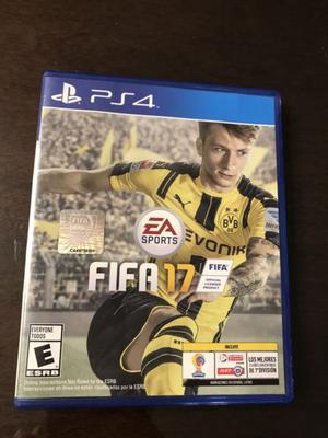 Vendo FIFA 17 para PS 4