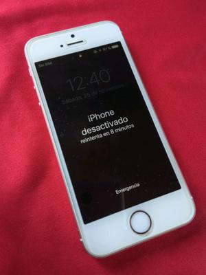 Vendo/Permuto iPhone 5S Gold 4G Libre Leer