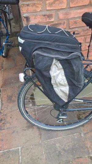 Alforjas de bicicleta bontrager + porta equipaje trasero